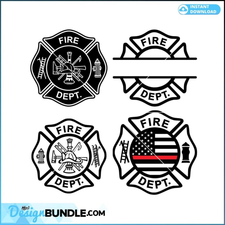 American Fire Dept SVG, Firefighter SVG Instant Download » BestDesignBundle