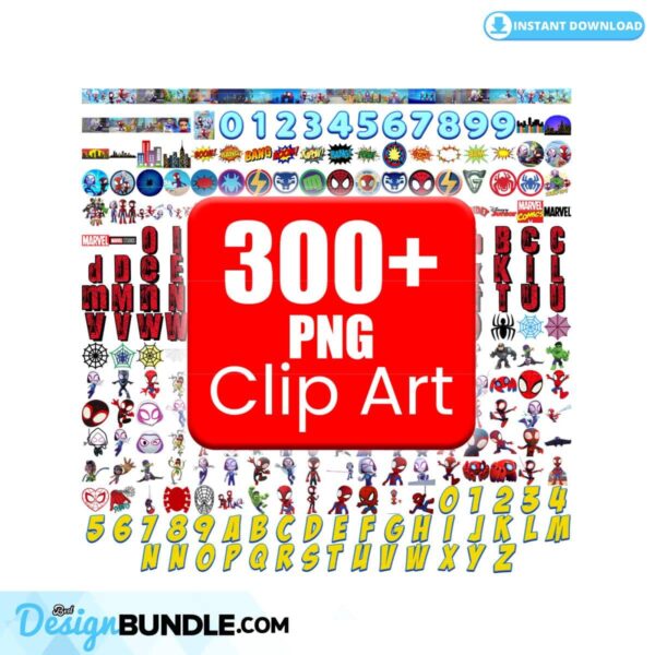 300-spidey-and-his-amazing-friends-png-clipart-bundle