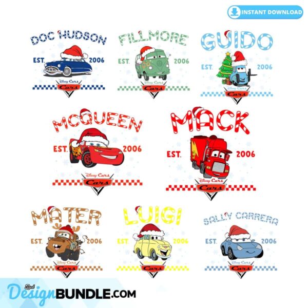 bundle-christmas-cars-png