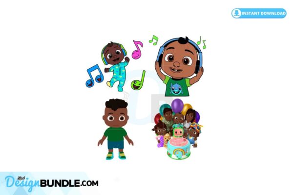 cocomelon-african-clipart-cocomelon-png-bundle