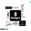 9 Designs Logo Brand Bundle SVG 9-designs-logo-brand-bundle-svg