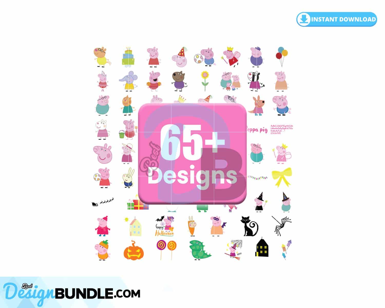 65-designs-cute-peppa-pig-svg-bundle