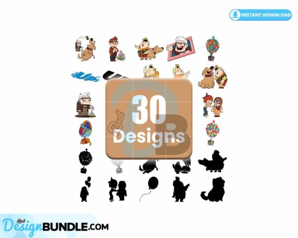 30-files-disney-up-russell-bundle-svg
