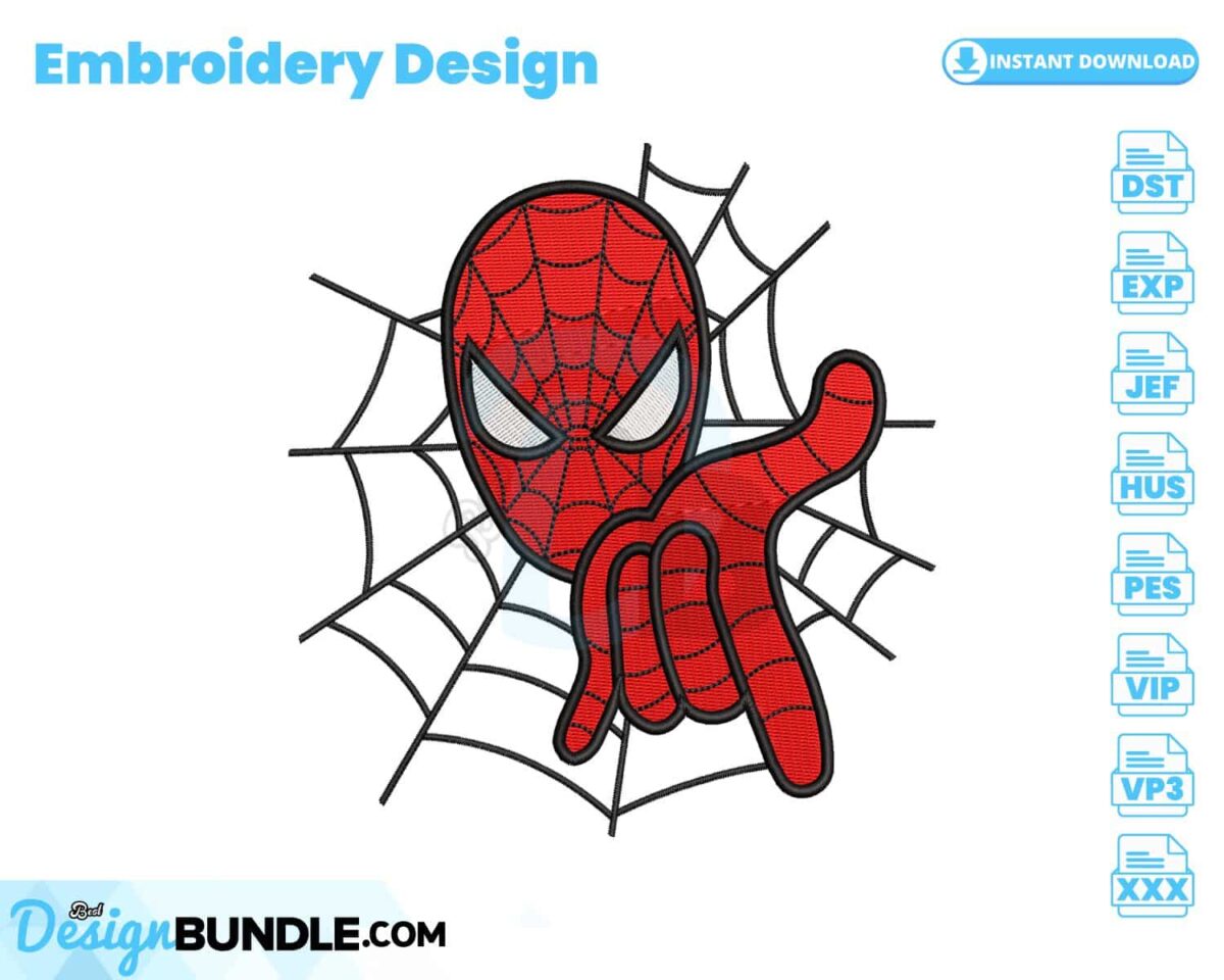 spiderman-embroidery-design