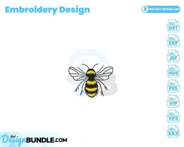 bee-embroidery-design