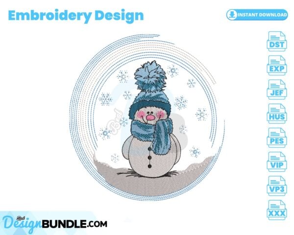 christmas-snowman-machine-embroidery-designs