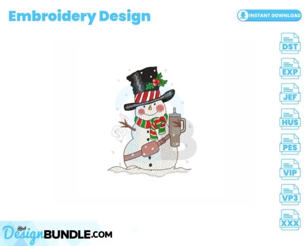 snowman-embroidery-design