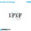 xoxo-embroidery-design