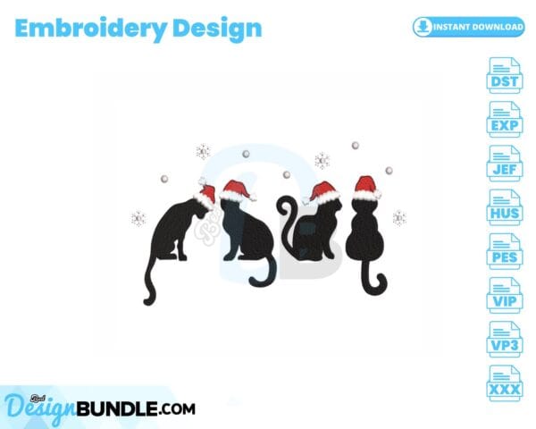 christmas-cats-embroidery-design