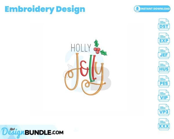 holly-jolly-embroidery-design