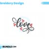 love-embroidery-design