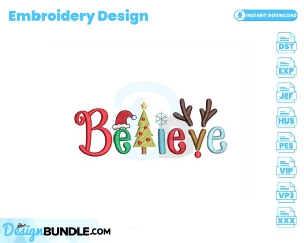 believe-embroidery-design