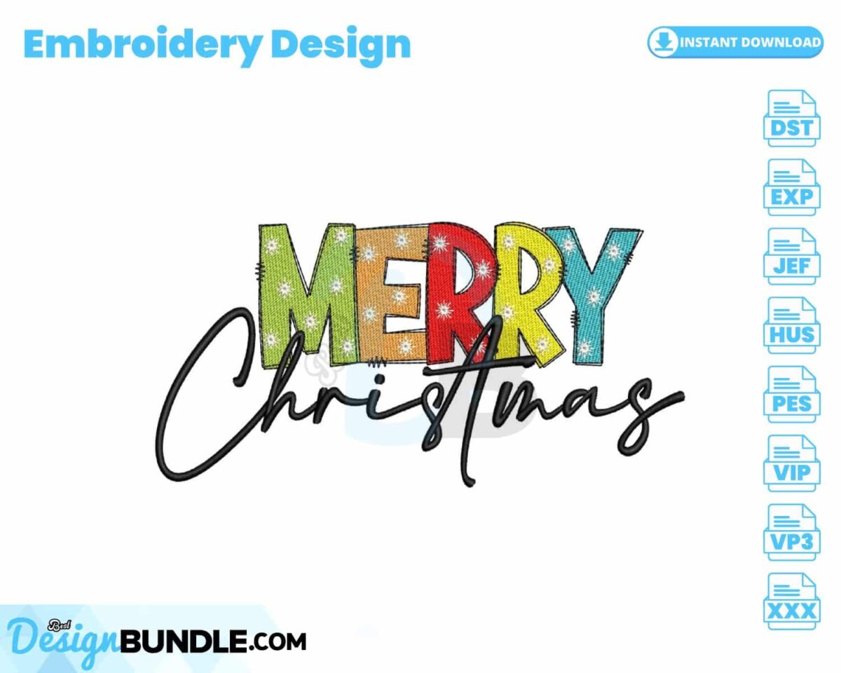 merry-christmas-embroidery-design