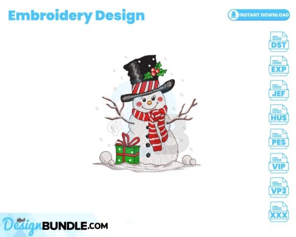 snowman-embroidery-design
