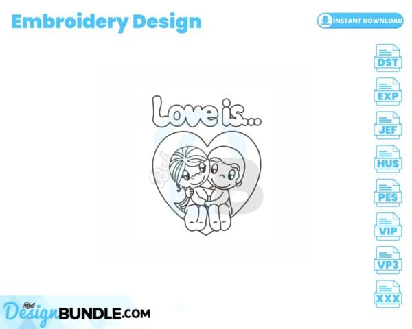 love-is-embroidery-design