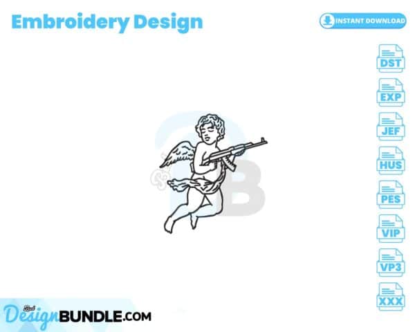 cupid-with-a-gun-embroidery-design