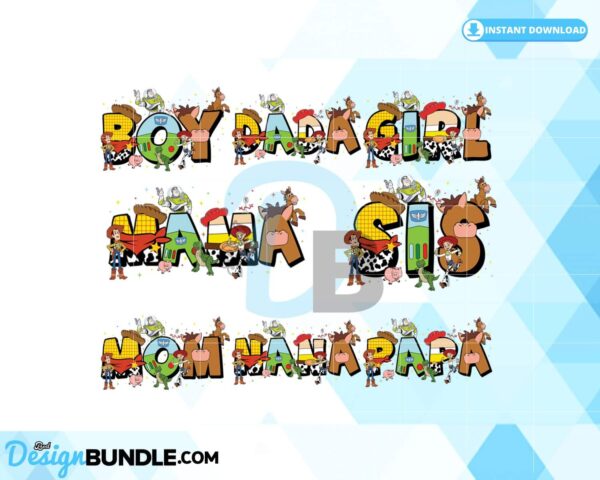 family-cartoon-toys-movie-png-bundle