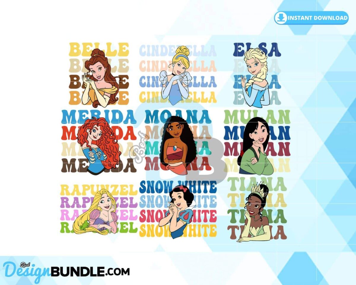 bundle-princesses-png-vintage-princess-png