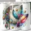 watercolor-wild-flowers-tumbler-design