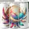 watercolor-wild-flowers-tumbler-design