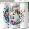 watercolor-wild-flowers-tumbler-design