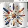 watercolor-wild-flowers-tumbler-design