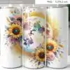 watercolor-wild-flowers-tumbler-design