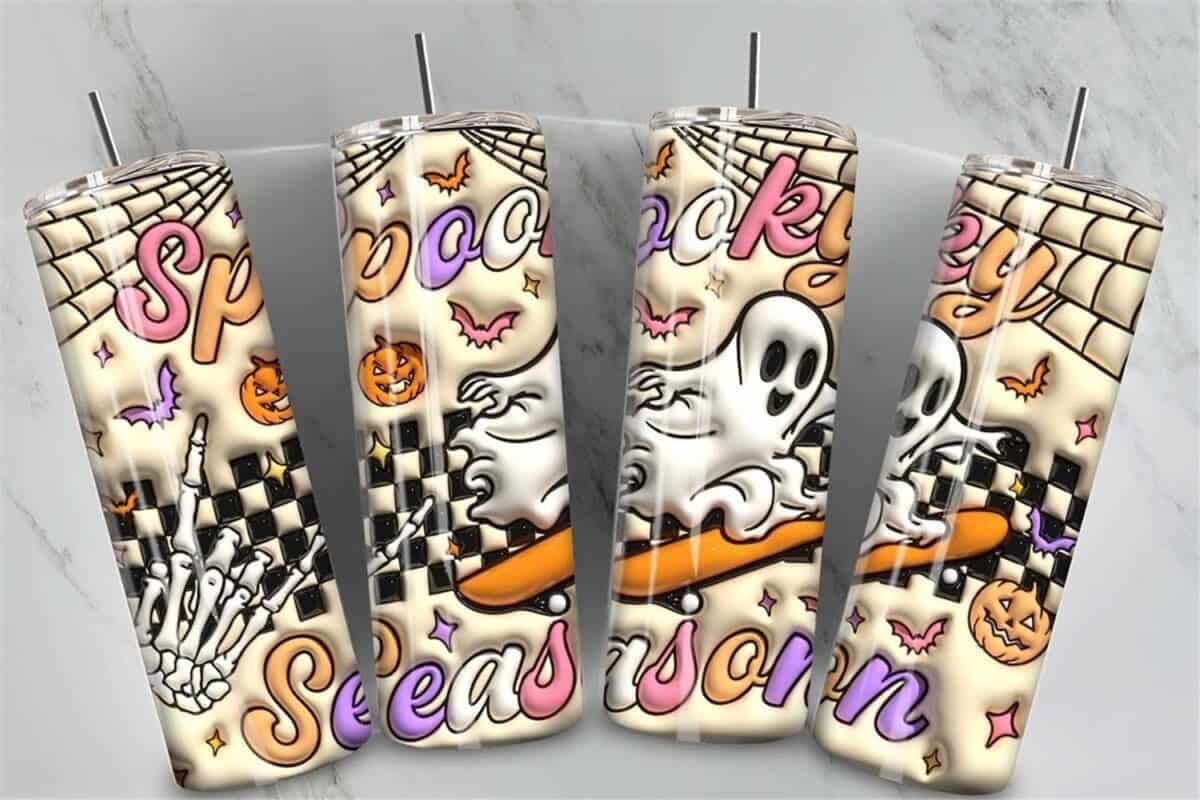 3d-inflated-halloween-spooky-tumbler-instant-download