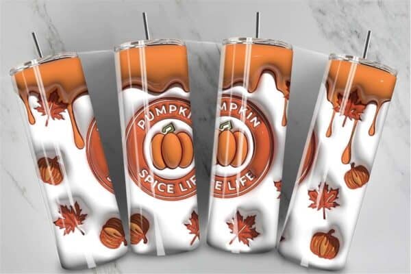 3d-inflated-puff-pumpkin-spice-life-skin-instant-download