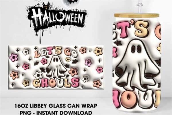 spooky-ghouls-16oz-frosted-can-wrap-instant-download