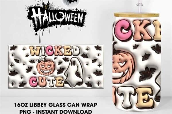 spooky-babe-16oz-frosted-can-wrap-instant-download