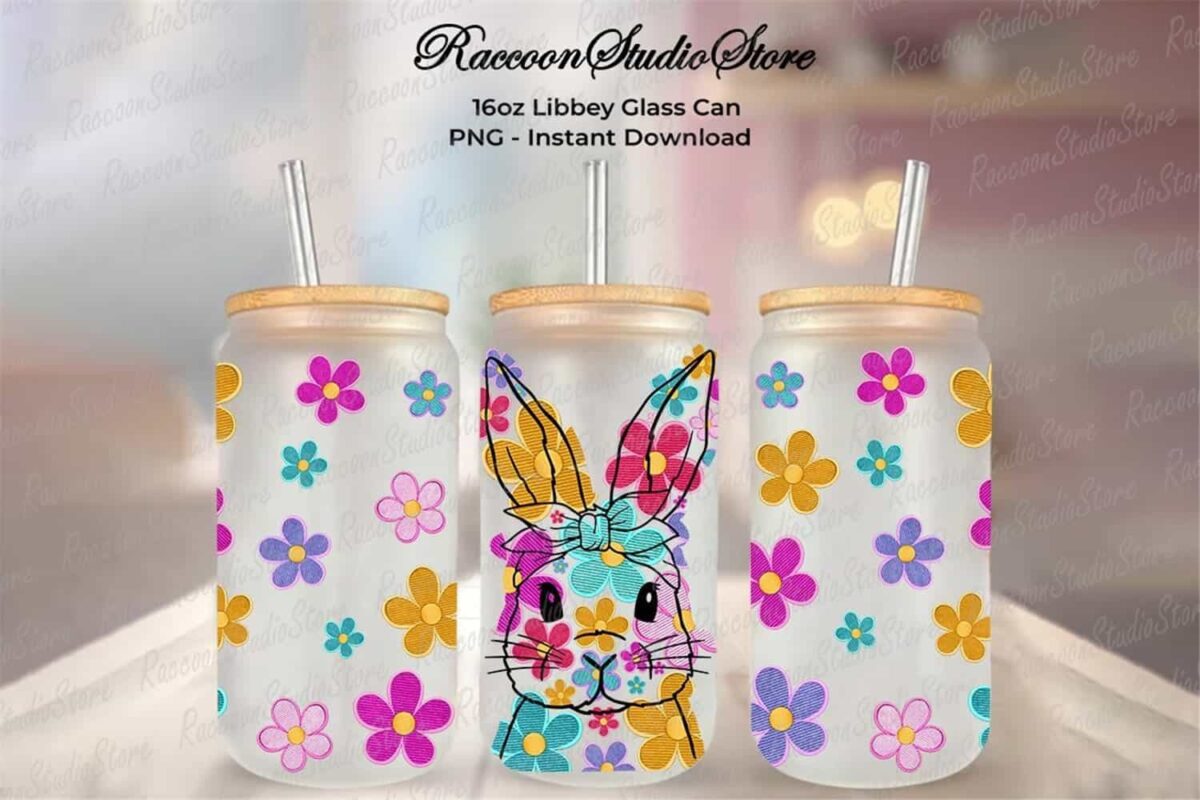easter-gift-glass-can-16oz-instant-download