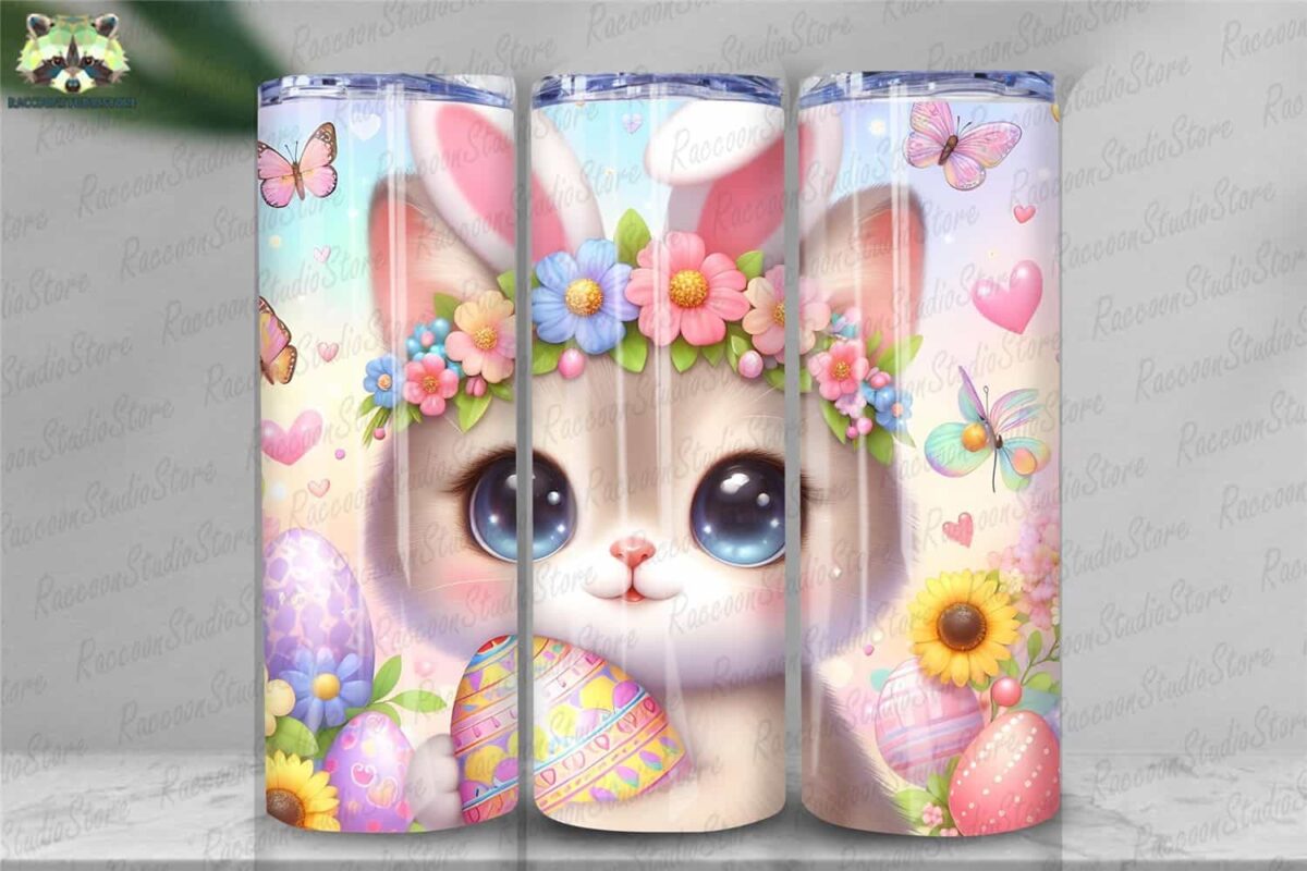 easter-cat-bunny-ears-20oz-skinny-tumber-instant-download