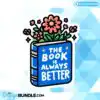 the-book-is-always-better-clipart-png
