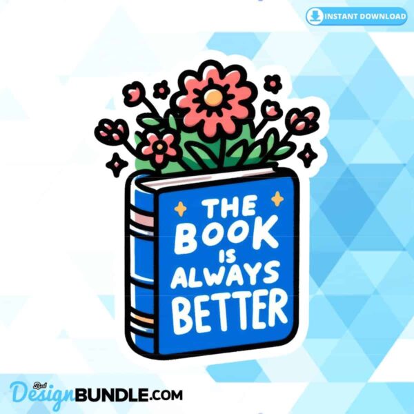 the-book-is-always-better-clipart-png