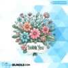 thank-you-flower-sublimation-clipart-png