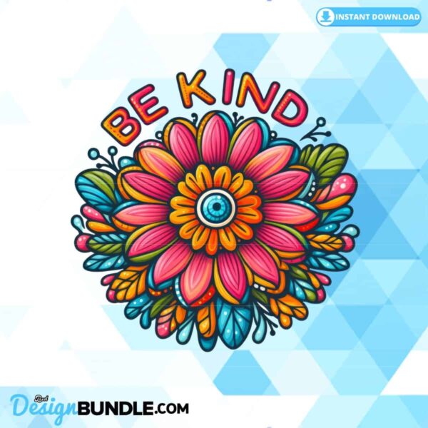 be-kind-sublimation-clipart-png