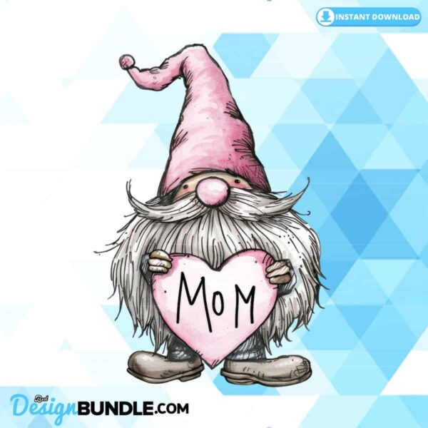 mom-gnome-sublimation-clipart-png