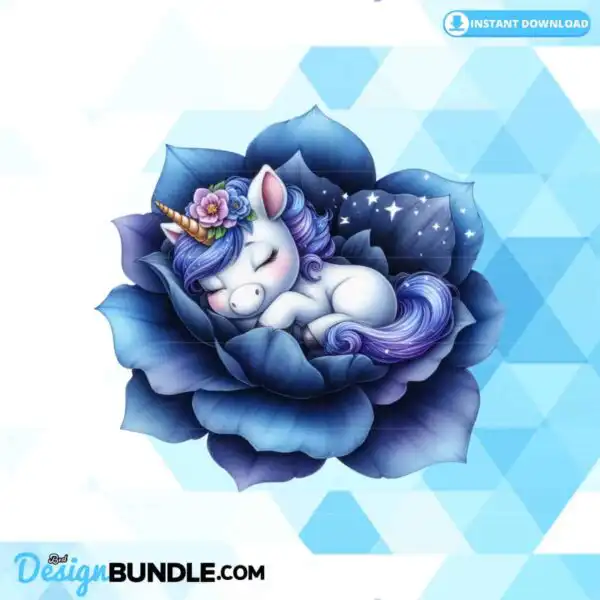 cute-sleeping-baby-unicorn-clipart-png