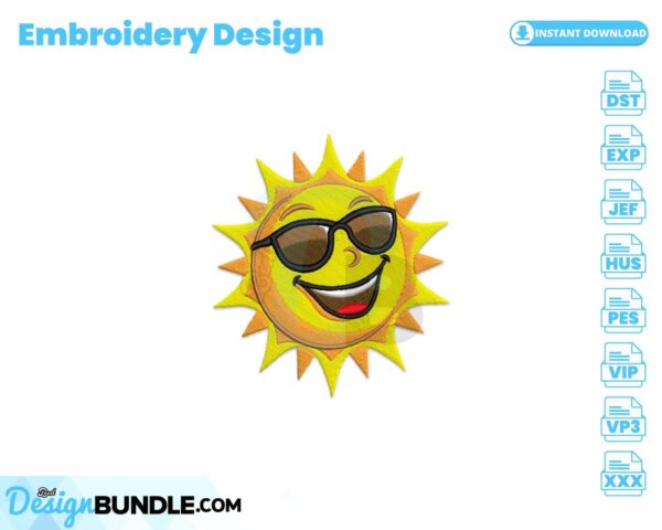 sun-embroidery-design