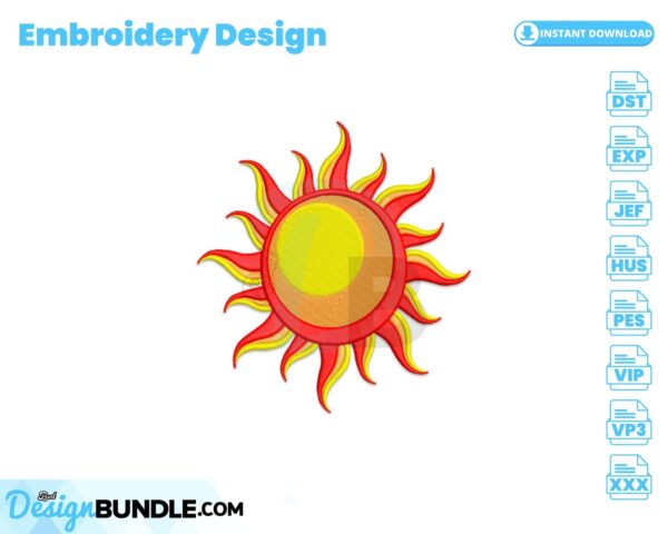 sun-embroidery-design