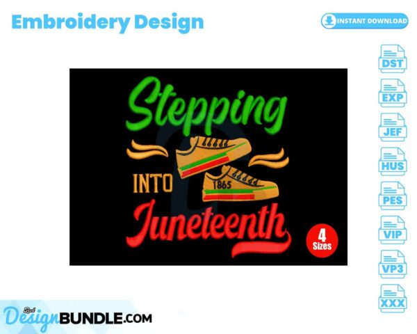 stepping-into-juneteenth-embroidery-design
