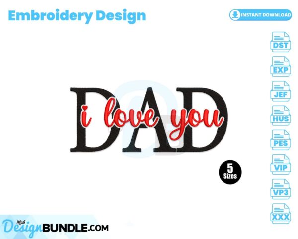 dad-i-love-you-embroidery-design