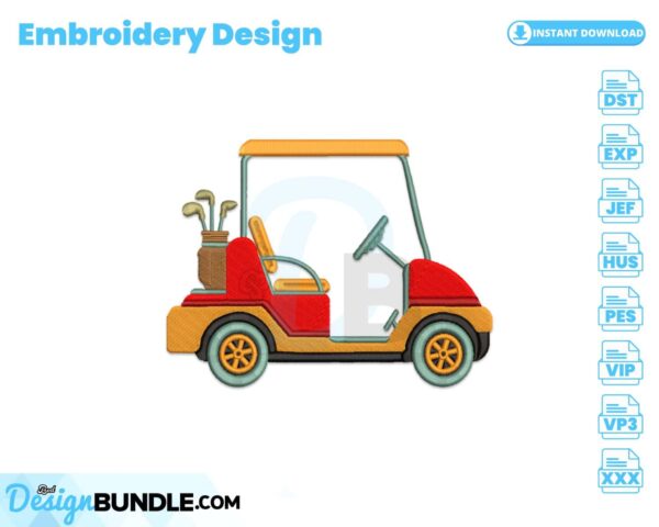 golf-cart-embroidery-design