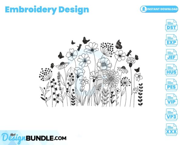 wildflowers-embroidery-design