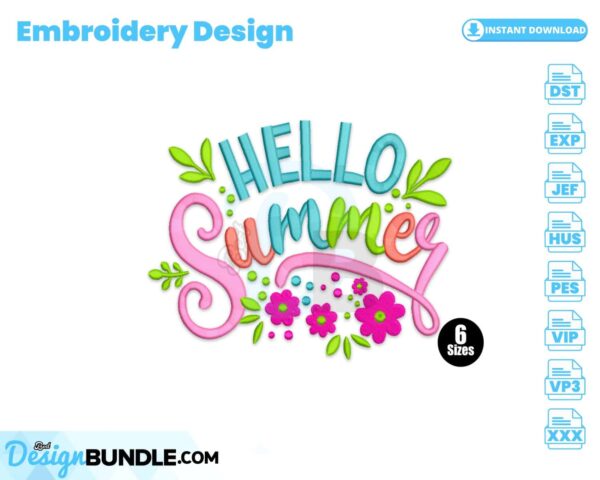 hello-summer-embroidery-design