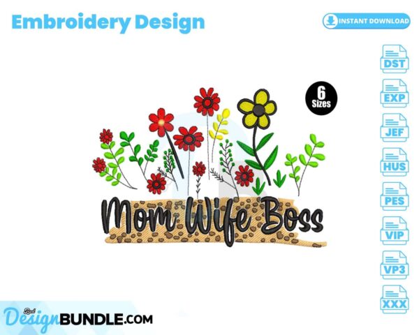 mama-flower-embroidery-design