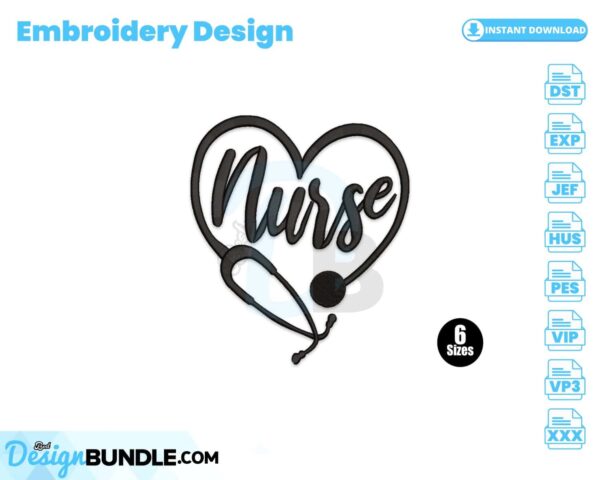 nurse-stethoscope-embroidery-design