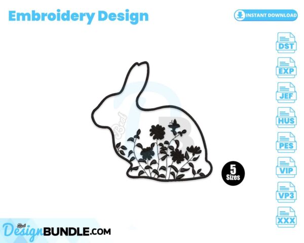 easter-flower-bunny-embroidery-design
