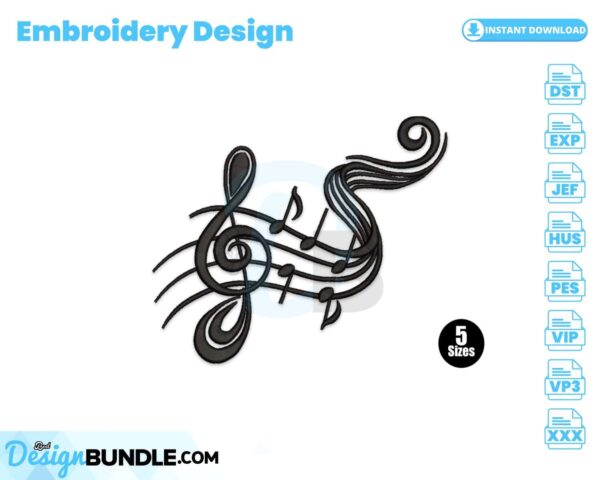 music-notes-embroidery-design